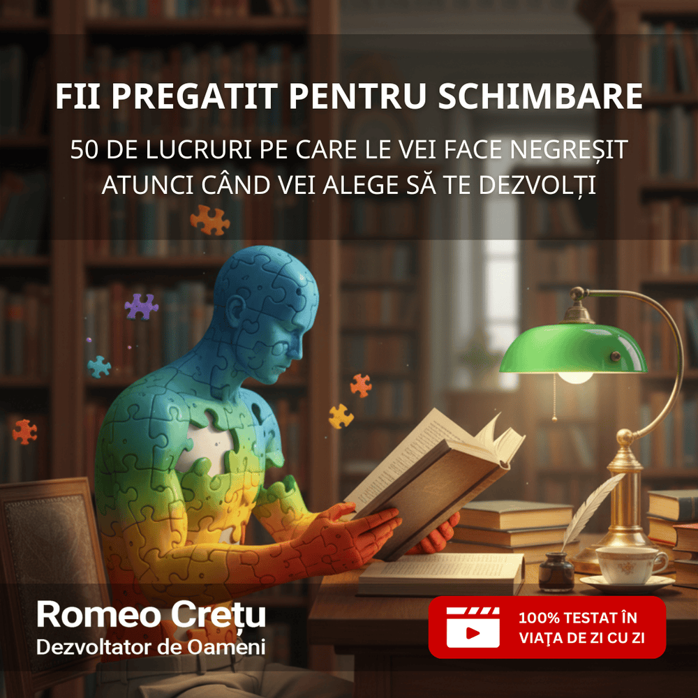 FII PREGĂTIT PENTRU SCHIMBARE: 50 de lucruri pe care le vei face negreșit atunci când vei alege să te dezvolți